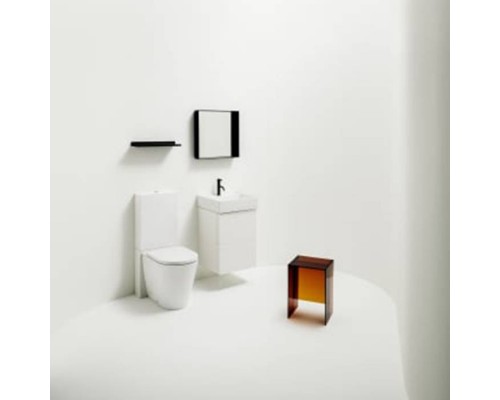 Laufen Kartell Унитаз напольный 66x37x43см, комбинированный, безободковый смыв Rimless, белый. 8.2433.7.000.000.1,  8.2933.1.000.871.1