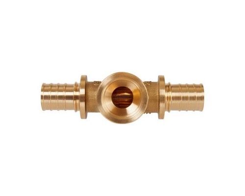 Тройник прямой Hoobs переходный с внутр. резьбой 25х3.5-G3/4 -25х3.5. HB-PEXTG-253425 Тройник прямой Hoobs переходный с внутр. резьбой 25х3.5-G3/4 -25х3.5. HB-PEXTG-253425