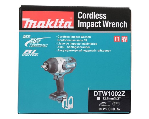 Гайковерт аккумуляторный ударный Makita DTW1002Z (без акк, без з/у)