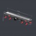 W02SC-P11-060-01SB Трап для душа линейный, универсальный затвор Cut Gradient, 60 см