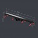 W02SC-U11-090-04BM Трап для душа линейный, универсальный затвор Tile, 90 см