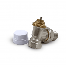 Вентиль угловой Primoclima Armature термостатический 1/2 никелированный PC1212TA