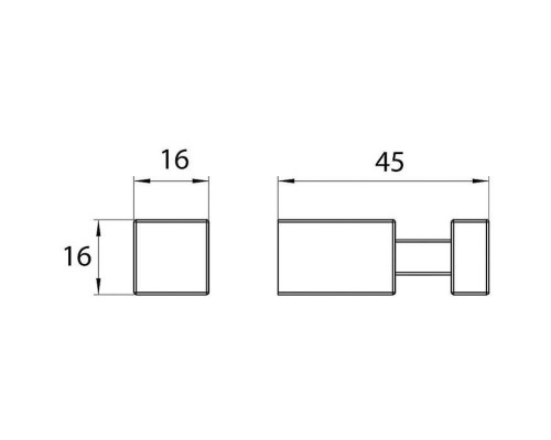 Emco Cue Крючок, цвет: хром. 3275 001 01 Emco Cue Крючок, цвет: хром. 3275 001 01