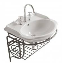Globo Paestum Консоль подвесная 71x58x60см, на 3 отв., цвет: состаренный металл. PA0063.BI,  PA035 met.antico