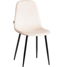Комплект стульев TetChair Модерн Breeze (mod. JSC-58) велюр beige HLR2, ножки черные, 4 шт.
