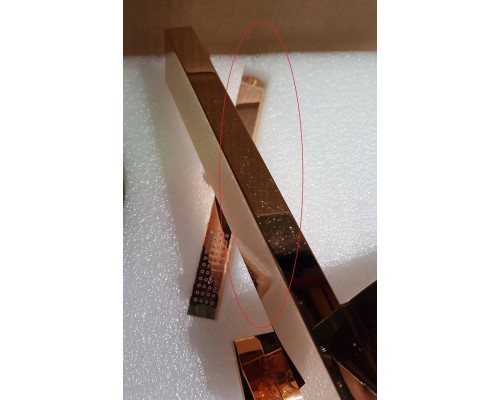 Bongio Line Смеситель напольный , излив 212 см, цвет розовое золото (уценен). 097440000,  67534OA0DPREU