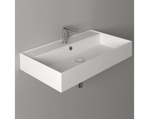 Simas Agile Раковина 81х46 см, 1 отв., подвесная, с переливом, цвет: белый. AG81 bi*1 Simas Agile Раковина 81х46 см, 1 отв., подвесная, с переливом, цвет: белый. AG81 bi*1