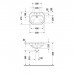Duravit 1930 Раковина 58x47 см, 3 отв., цвет: белый. 0476580030