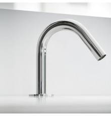 Agape Square Смеситель для раковины, с джойстиком, на 2отв., излив: 13,5см, высота: 24,5см, цвет: полированная сталь. ARUB1007A