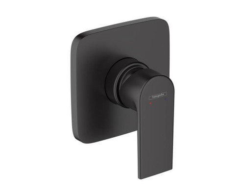 Hansgrohe Vernis Shap Смеситель для душа, однорычажный, встраиваеемый, внешняя часть, цвет: матовый черный . 71658670