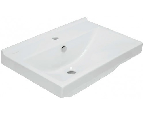 AQ FST60SLWB01 Sanita Lux Раковина мебельная Fest 605х403х219(60) мм, с отв. под смес., с отв. перел FST60SLWB01