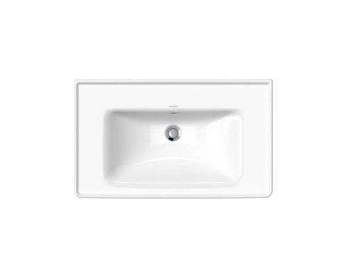 Duravit D-Neo Раковина 80х48см., без отв., накладная, с переливом, цвет: белый. 2367800060