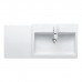 Laufen Case For Living City Тумба с раковиной 99х45.5x45.5см., 2 ящика, цвет: белый матовый. 8.1843.1.000.104.1,  4.0128.2.075.463.1