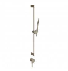 Gessi Origini Штанга в комплекте с душевой лейкой, шланг 1,50 м и вывод воды. в компл с отд вставкой, цвет: Finox Brushed Nickel. 66142#149