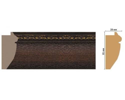 Багет DECOMASTER FM8-1 (81*28*2850мм) Багет DECOMASTER FM8-1 (81*28*2850мм)