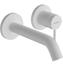 Смеситель для раковины Hansgrohe Tecturis S 73350700 С ВНУТРЕННЕЙ ЧАСТЬЮ матовый белый