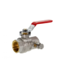 Краны шаровые Кран шаровой Ridan BVR-DR ГОСТ 59553-2021 PN40 DN15 с внутренней резьбой и спускным элементом; Т от 065B8316RG