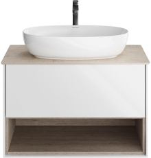 Тумба под раковину Kerama Marazzi Plaza Modern 80 белая