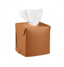 ADJ Салфетница Kleenex, 12x12xH12 см., цвет: коньяк/бордо. 0015.09/30