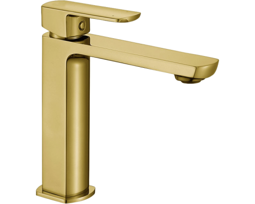 Смеситель для раковины Vincea Next VBF-1N1BG брашированное золото