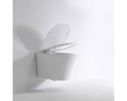 TECEspring K Комплект: Унитаз подвесной Kompakt, безободковый, со смывом Torando flush, сиденье Slim с микролифтом и быстрым снятием, цвет: белый. 9700997