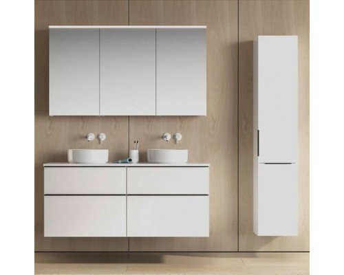 Burgbad Eqio Комплект мебели 120х55х60см., с 2 раковинами, без отв., 4 ящика, цвет: F5662. SGUO140F6014C0001*0, SPGS140LF6014 Burgbad Eqio Комплект мебели 120х55х60см., с 2 раковинами, без отв., 4 ящика, цвет: F5662. SGUO140F6014C0001*0, SPGS140LF6014