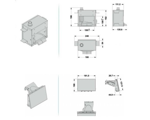 Effegibi Nuvola Smart Power Парогенератор 45, 4.5 кВт, 230 VAC 1N 400 VAC 3N 50-60HZ. HA 50 52 0003 Effegibi Nuvola Smart Power Парогенератор 45, 4.5 кВт, 230 VAC 1N 400 VAC 3N 50-60HZ. HA 50 52 0003