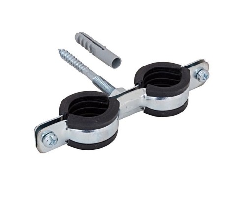 Хомут двойной Walraven BIS Cobra с epdm D=3/4 25-29 мм. 0802129 Хомут двойной Walraven BIS Cobra с epdm D=3/4 25-29 мм. 0802129