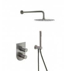 Душевой комплект Ramonsoler Tzar K3415021NC, никель, С ВНУТРЕННЕЙ ЧАСТЬЮ