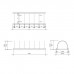 Decor Walther DW 221 Полотенцедержатель 13x35x9см, настольный, цвет: хром. 0846800