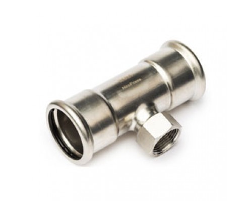 NiroPress AISI 304L тройник ВПр-ВР-ВПр, ?18x1/2x18 NiroPress AISI 304L тройник ВПр-ВР-ВПр, ?18x1/2x18