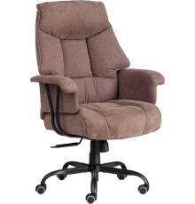 Кресло руководителя TetChair Brooklyn ткань светло-коричневая