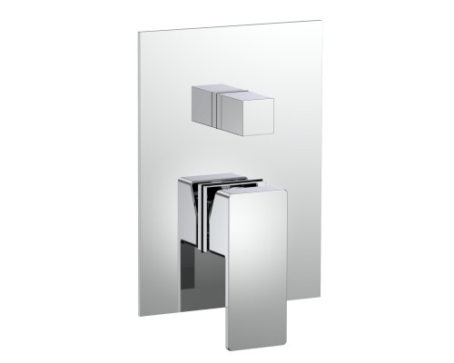 AQM8808CR Savona Встраиваемый смеситель на 2 потр. в комплекте с внутр. частью, хром AQM8808CR