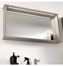 EBAN Mina Зеркало 115x12x54см, с полкой и LED-подсветкой, цвет: pergamon. FCRMN115-PG pergamon