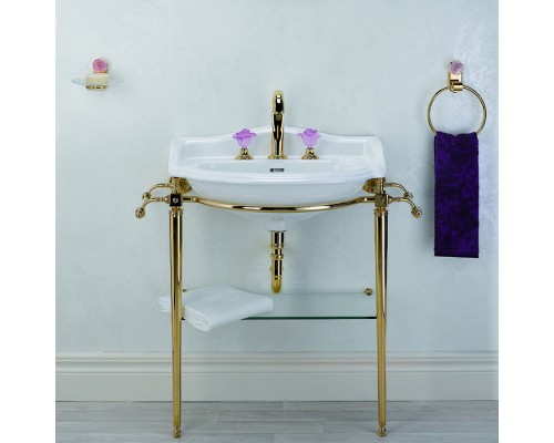 THG Rose Смеситель для раковины, 3 отв., цвет: золото. U5J-F01-151 THG Rose Смеситель для раковины, 3 отв., цвет: золото. U5J-F01-151