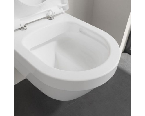 VilleroyBoch Architectura Комплект Унитаз-подвесной 37х53х33см., сиденье с функцией QuickRelease, Softclose, цвет: альпийский белый. 4694HR01