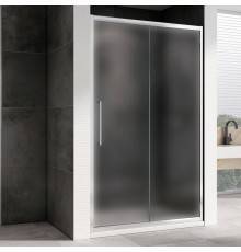 Душевая дверь в нишу Abber Schwarzer Diamant AG30150MH 150 см, профиль хром, стекло матовое