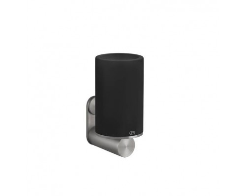 Gessi 316 Стакан подвесной, цвет: шлифованная сталь/черный. 54708#239 Gessi 316 Стакан подвесной, цвет: шлифованная сталь/черный. 54708#239