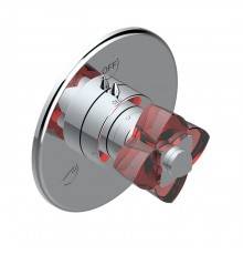 THG Petale De Cristal Rouge Переключатель встраиваемый, внешняя часть, цвет: хром. U6C-A02-48M2SB