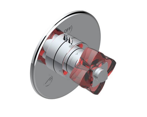 THG Petale De Cristal Rouge Переключатель встраиваемый, внешняя часть, цвет: хром. U6C-A02-48M2SB THG Petale De Cristal Rouge Переключатель встраиваемый, внешняя часть, цвет: хром. U6C-A02-48M2SB