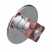 THG Petale De Cristal Rouge Переключатель встраиваемый, внешняя часть, цвет: хром. U6C-A02-48M2SB