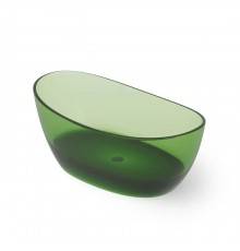 Dea Design Elegant Ванна 163x85x64см., отдельностоящая, Glasstek, прозрачная смола, цвет: Emerald R3. DD8611 1630 R3