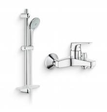 Душевой комплект Смеситель Grohe BauFlow 23601000 + Гарнитур Euphoria 110 Massage 27231001