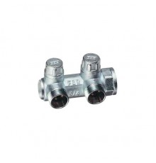 Коллектор FAR хромированный запорный концевой MULTIFAR 3/4х1/2EU FK 3859 3412