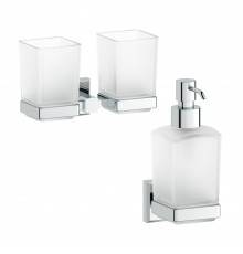 Набор Стакан Artwelle Hagel 9928A двойной + Дозатор 9933A