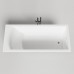 Salini Cascata KIT Встраиваемая ванна 1700х700х600м м., донный клапан Click-Clack белый, сифон, ножки, мат-л: S-Stone, цвет: белый матовый. 104823M