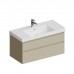 Kerama Marazzi Cubo Тумба подвесная 100см, с ящиками, цвет: лимо матовая. CUB.100.2\LIM