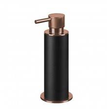 ADJ Диспенсер для жидкого мыла, D7xH19см., цвет: copper/черный. 4980.copper/01