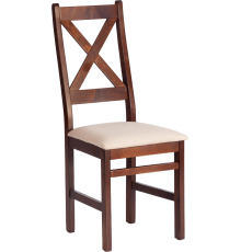 Комплект стульев TetChair Дельфийская Crossman cappuchino, велюр бежевый, 2 шт