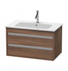 Duravit Ketho Тумба подвесная, 80x47.5х48см., с раковиной, с 2 выдв.ящиками, цвет: орех натуральный. 2336830000,  KT642907979
